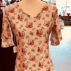 Small floral dress handmade